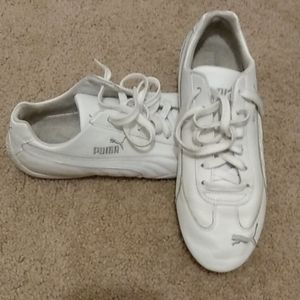 White Puma Shoes